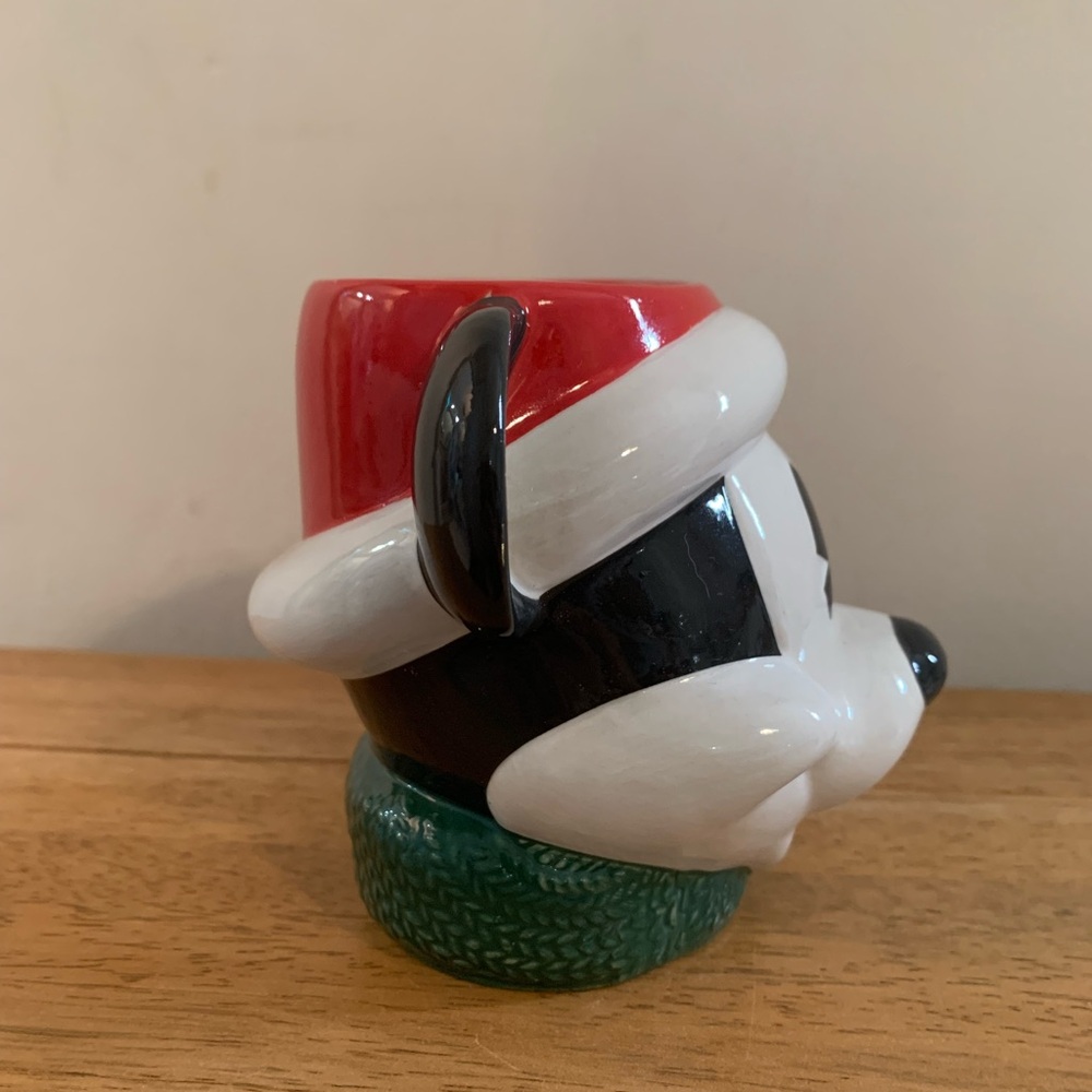 Disney Parks Christmas Mickey Mouse Figural Mug NEW - Picture 5 of 7